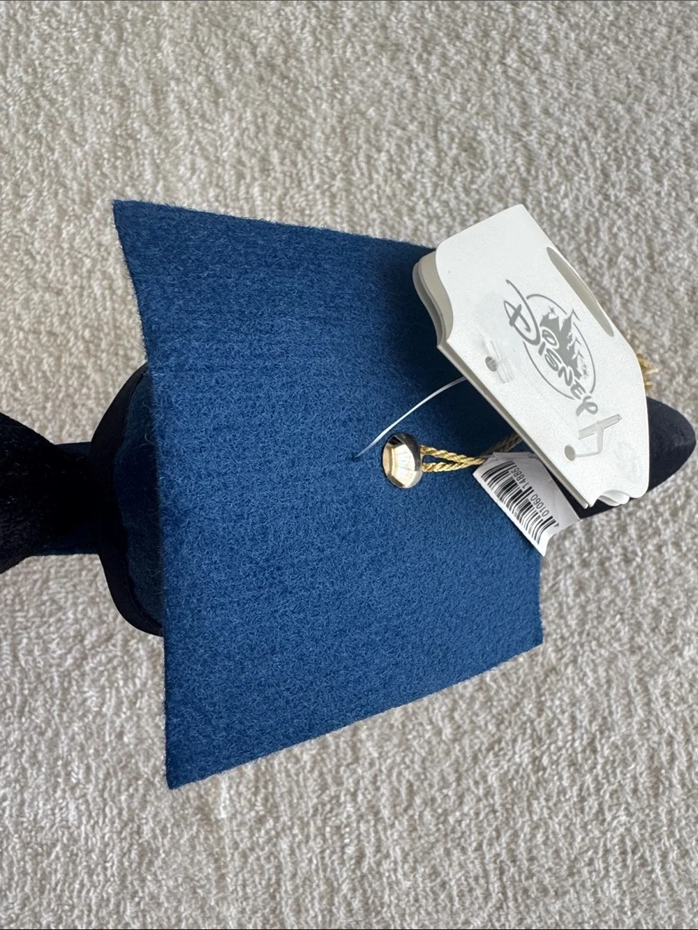 Disney Blue Graduation Class of 2026 Mickey Ear Headband with Gold Tassel